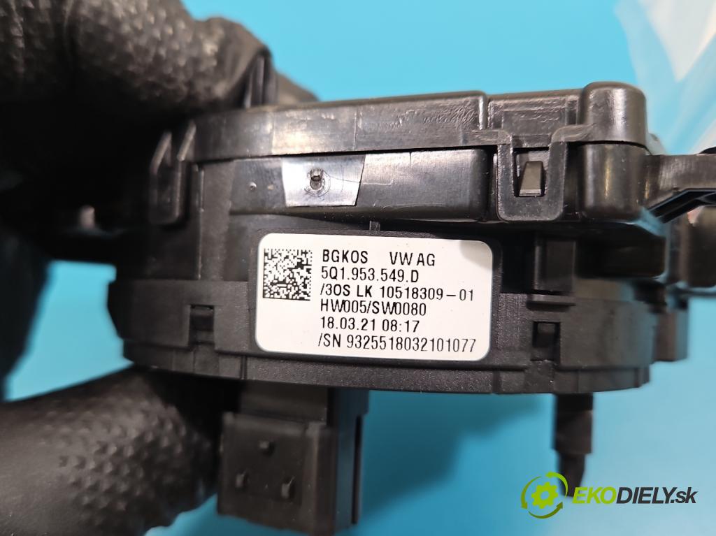 Skoda Octavia IV 2019- 2.0 TDI 116 hp manual 85 kW 1968 cm3 5- Páska: airbag 5Q1953549D (Airbag)