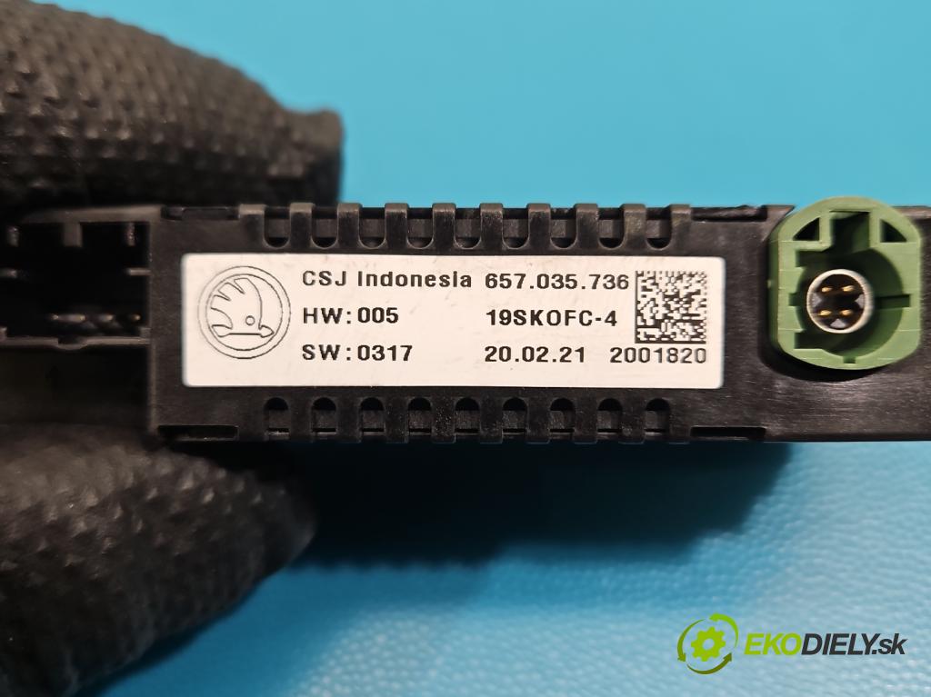 Skoda Octavia IV 2019- 2.0 TDI 116 HP manual 85 kW 1968 cm3 5- zásuvka USB 657035736