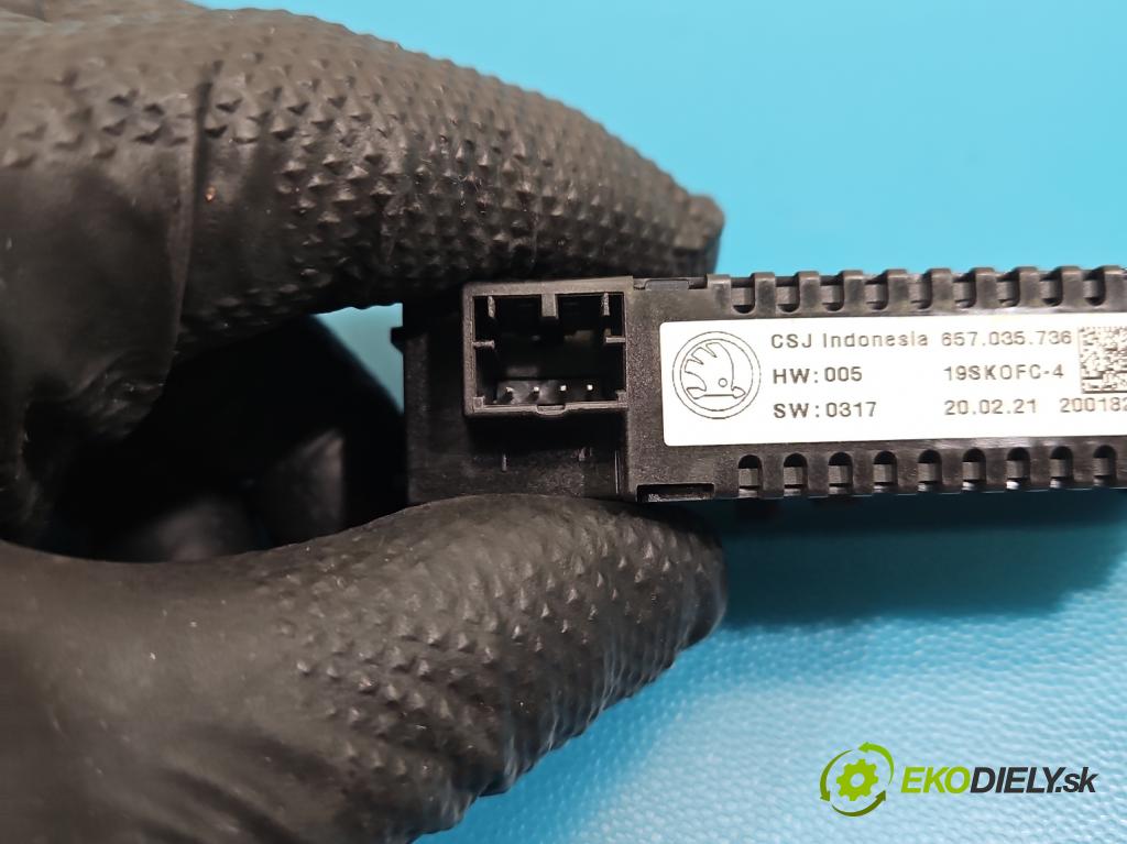 Skoda Octavia IV 2019- 2.0 TDI 116 HP manual 85 kW 1968 cm3 5- zásuvka USB 657035736