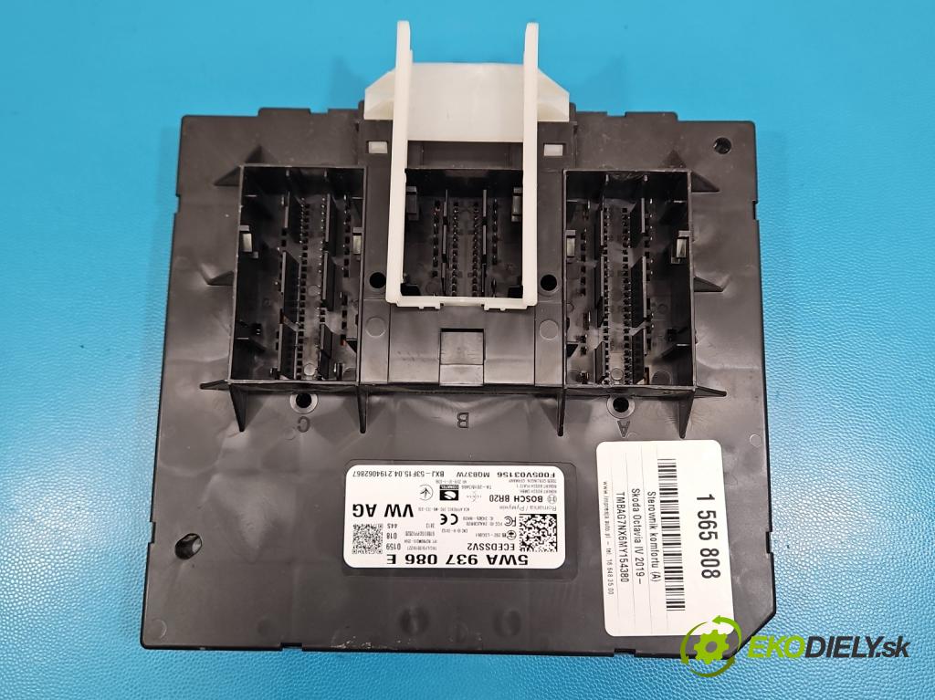 Skoda Octavia IV 2019- 2.0 TDI 116 HP manual 85 kW 1968 cm3 5- riadiaca jednotka komfortu 5WA937086E