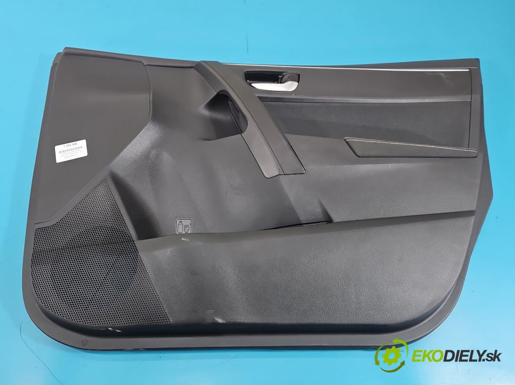 Toyota Corolla E16/E18  2013-2019 1.6 16V 132  HP manual 97 kW 1598 cm3 4- Čalounictví: dvere predné pravé 67061-02V40-28