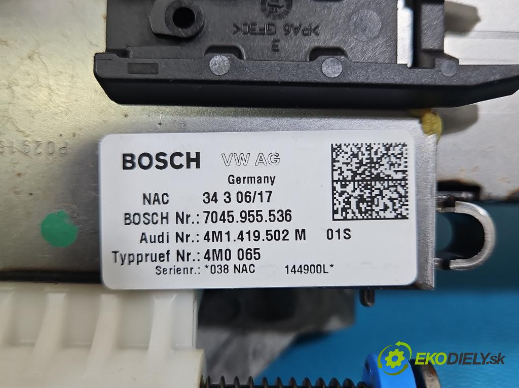 Audi Q7 2015- 3.0 TFSI CRE: 333KM: automatic 245 kW 2995 cm3 5- Stĺpik volant 4M1419502M (Tyč riadenia (volantu))