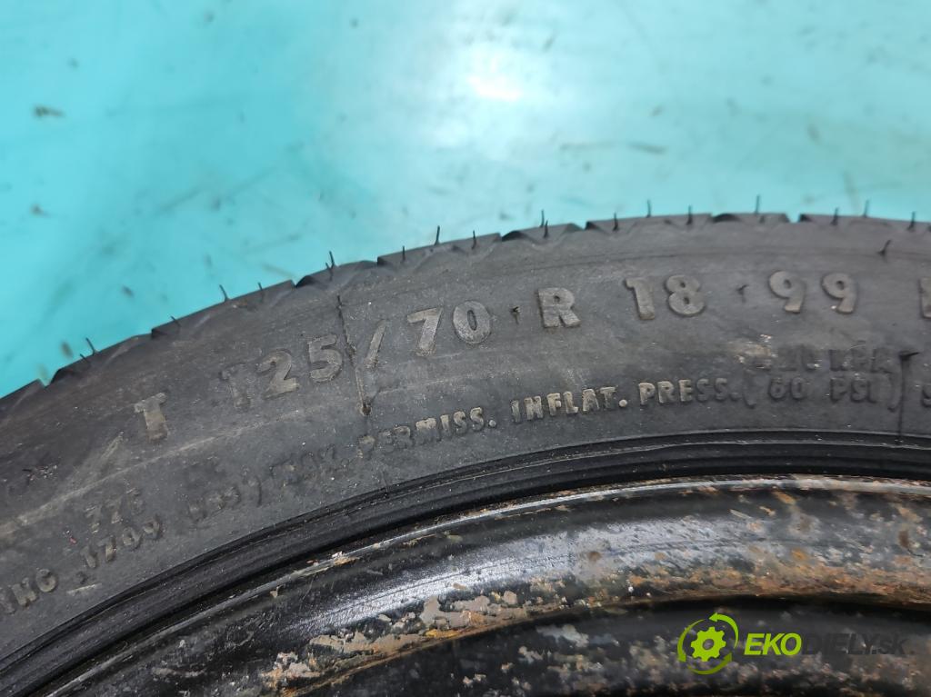 Vw Golf plus 1.9 tdi 105 hp manual 77 kW 1896 cm3 5- kolo náhradní 18"