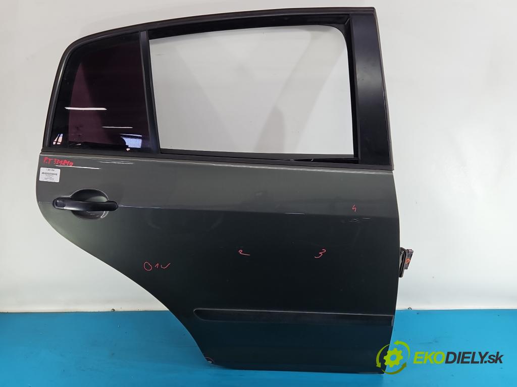 Vw Golf plus 1.9 tdi 105 HP manual 77 kW 1896 cm3 5- dvere zadné pravé  (Kľučka dverí ostatné)