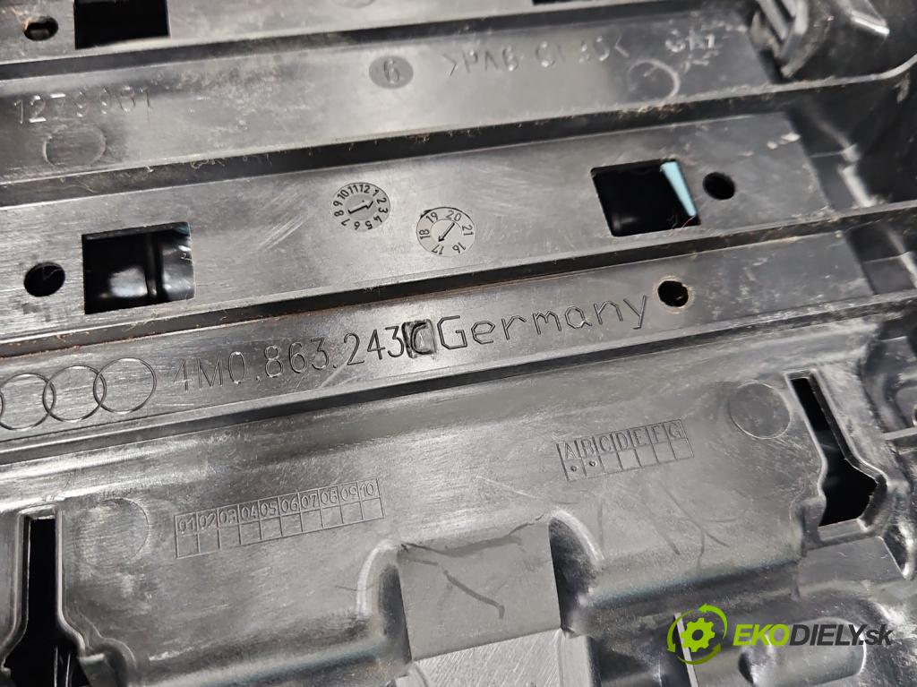 Audi Q7 2015- 3.0 TFSI CRE: 333KM: automatic 245 kW 2995 cm3 5- operadlo 4M0864981 (Lakťová opierka)