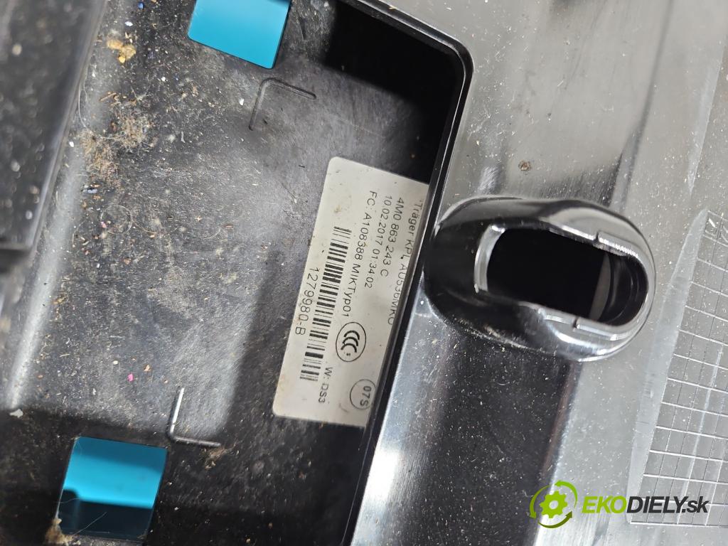 Audi Q7 2015- 3.0 TFSI CRE: 333KM: automatic 245 kW 2995 cm3 5- operadlo 4M0864981 (Lakťová opierka)