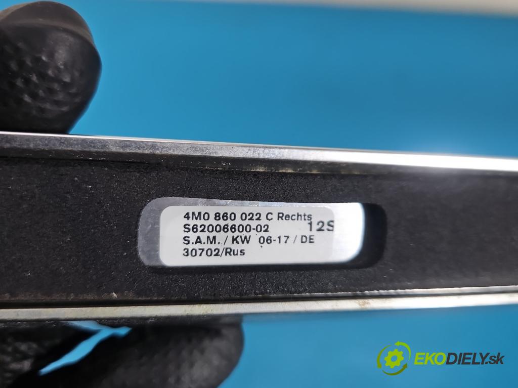 Audi Q7 2015- 3.0 TFSI CRE: 333KM: automatic 245 kW 2995 cm3 5- zábradlí: 4M0860022C