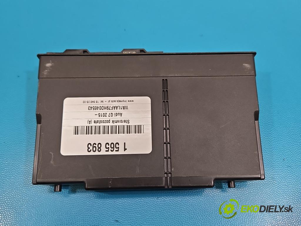 Audi Q7 2015- 3.0 TFSI 333KM: automatic 245 kW 2995 cm3 5- riadiaca jednotka ostatné 4M1959760G