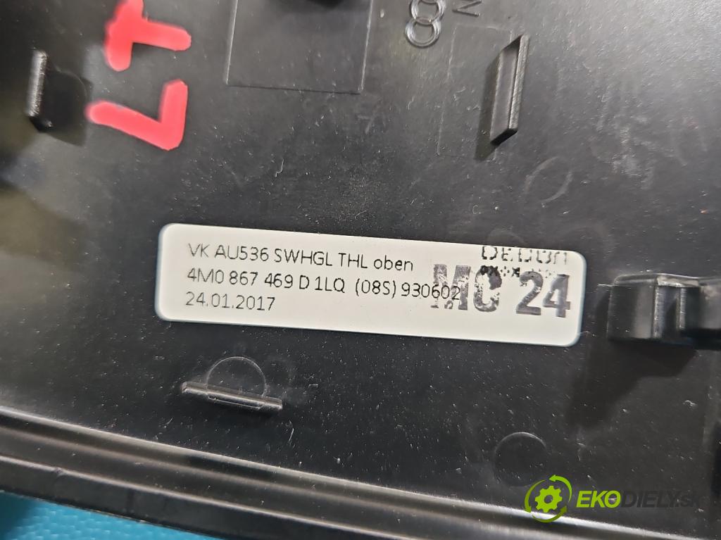 Audi Q7 2015- 3.0 TFSI 333KM: automatic 245 kW 2995 cm3 5- lišta ozdobná vnitŕní: 4M0867469