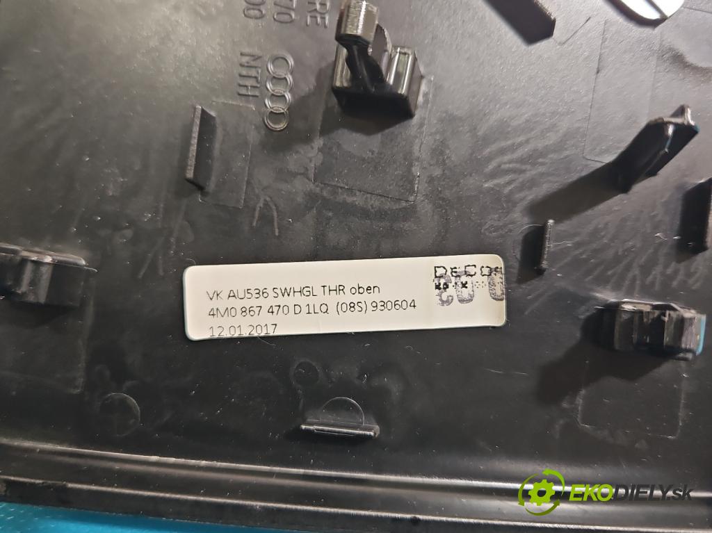 Audi Q7 2015- 3.0 TFSI 333KM: automatic 245 kW 2995 cm3 5- lišta ozdobná vnitŕní: 4M0867470