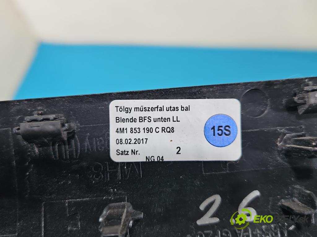 Audi Q7 2015- 3.0 TFSI 333KM: automatic 245 kW 2995 cm3 5- lišta ozdobná vnitŕní: 4M1853190C