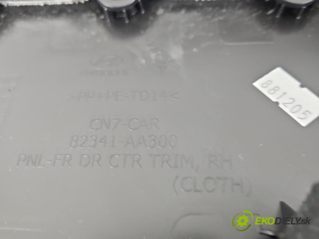 Hyundai Elantra VII 2020- 1.6 16V manual 90.2 kW 1598 cm3 4- Čalounictví: dvere predné pravé 82740-AA2004X