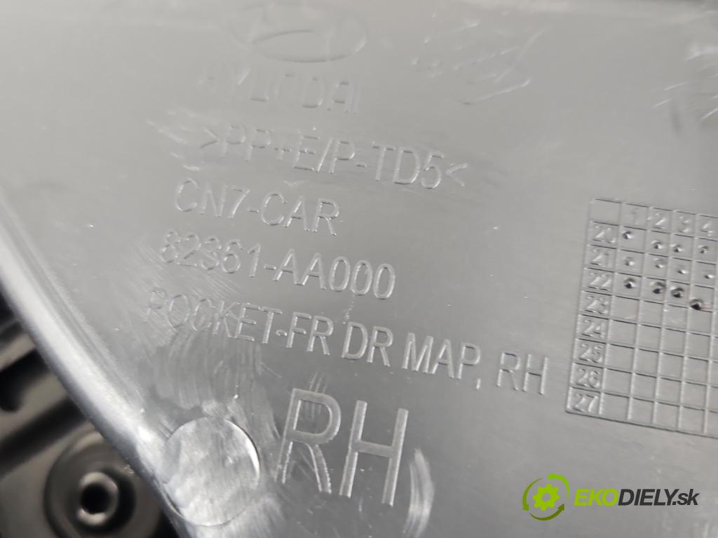 Hyundai Elantra VII 2020- 1.6 16V manual 90.2 kW 1598 cm3 4- Čalounictví: dvere predné pravé 82740-AA2004X