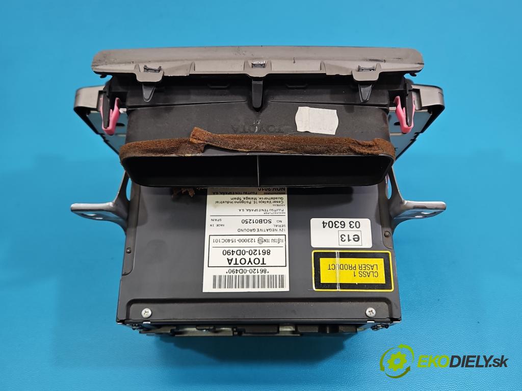 Toyota Yaris II 2005-2011 1.0 vvti 69KM manual 51 kW 998 cm3 3- Radio originál 86120-0D490