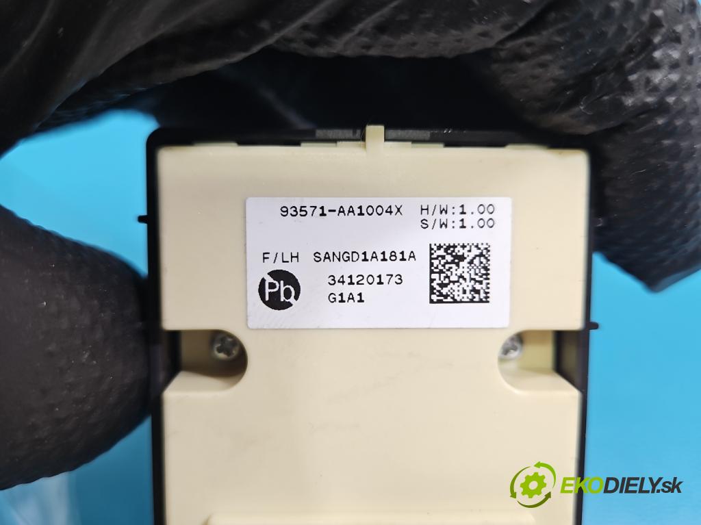 Hyundai Elantra VII 2020- 1.6 16V manual 90.2 kW 1598 cm3 4- prepínač okien spätných zrkadiel 93571-AA1004X