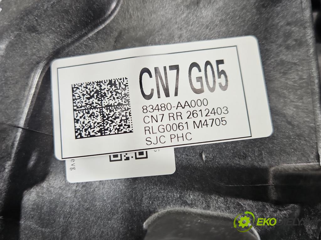 Hyundai Elantra VII 2020- 1.6 16V manual 90.2 kW 1598 cm3 4- mechanizmus okna zadné pravý 83480-AA000