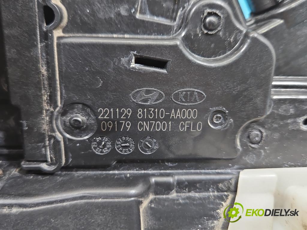 Hyundai Elantra VII 2020- 1.6 16V manual 90.2 kW 1598 cm3 4- zámok predné ľavý 81310-AA000
