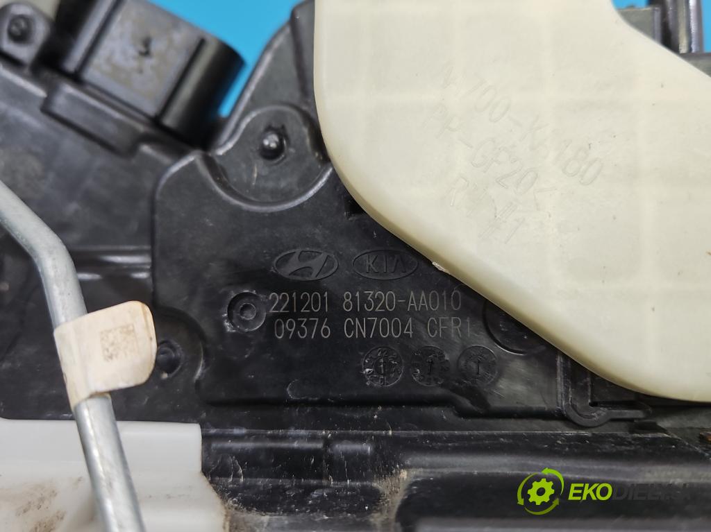 Hyundai Elantra VII 2020- 1.6 16V manual 90.2 kW 1598 cm3 4- zámok predné pravý 81320AA010