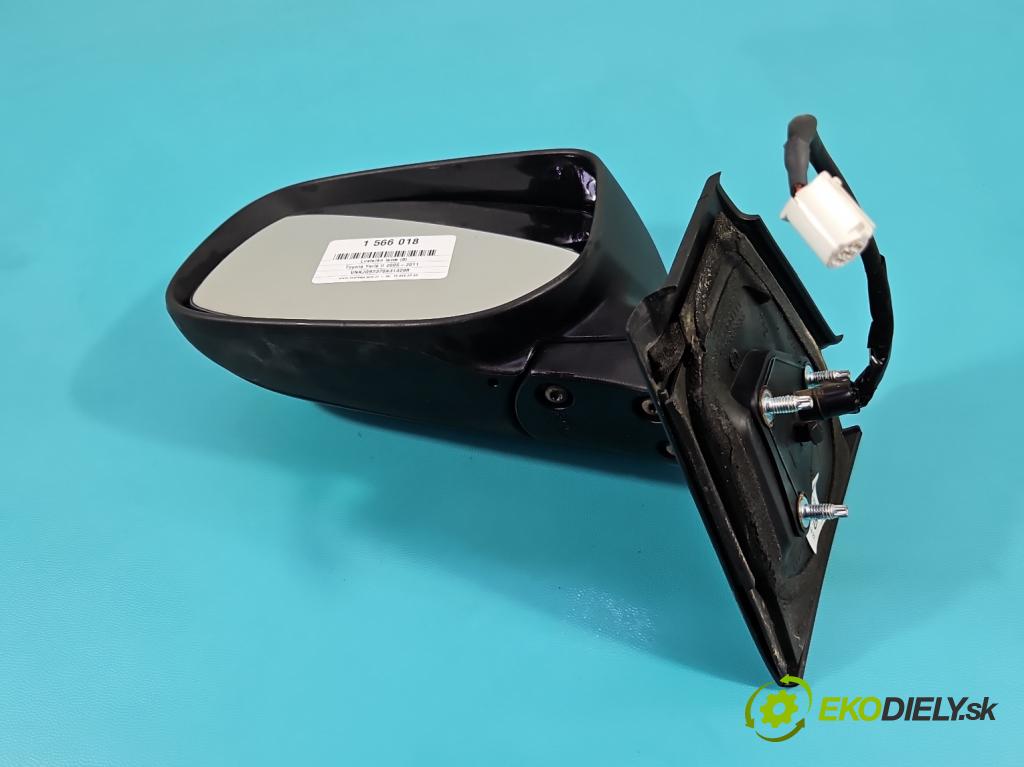 Toyota Yaris II 2005-2011 1.0 vvti 69KM manual 51 kW 998 cm3 3- zrkadlo ľavé 87940-0D250 (Kľučka dverí ostatné)