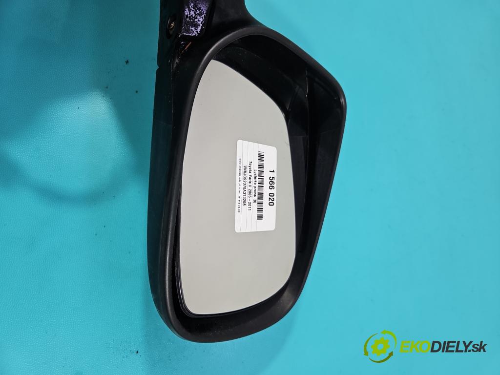 Toyota Yaris II 2005-2011 1.0 vvti 69KM manual 51 kW 998 cm3 3- zrkadlo pravé  (Kľučka dverí ostatné)