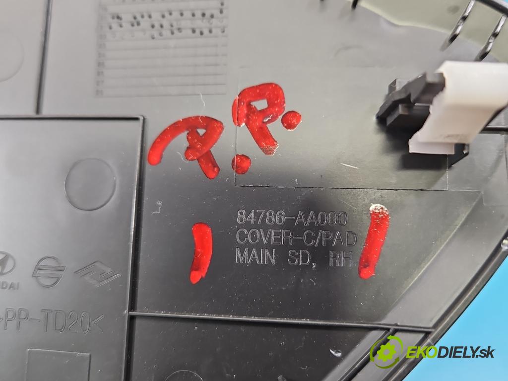 Hyundai Elantra VII 2020- 1.6 16V manual 90.2 kW 1598 cm3 4- kryt plastová 84786-AA000