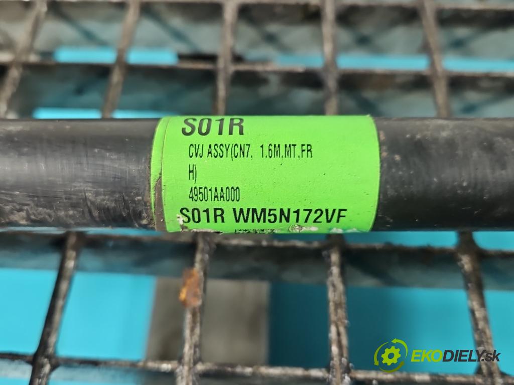 Hyundai Elantra VII 2020- 1.6 16V manual 90.2 kW 1598 cm3 4- poloos predné pravé 49501AA000