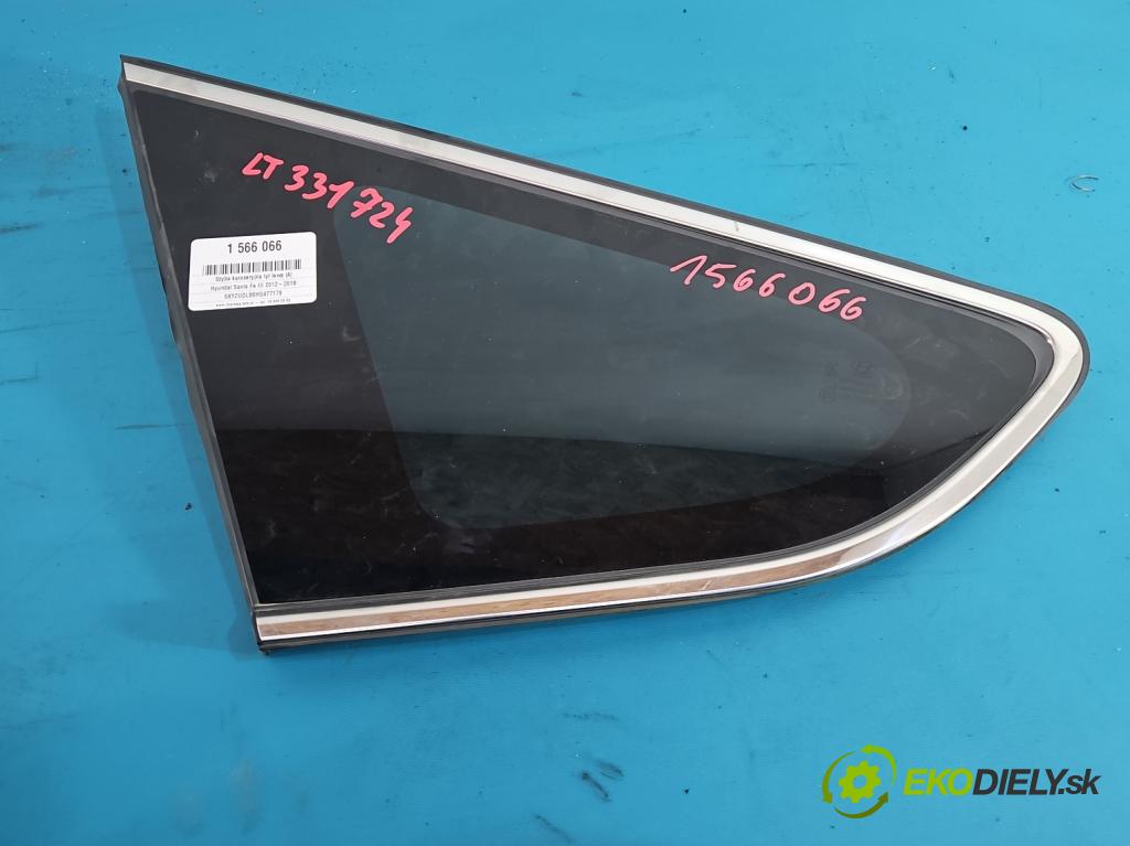 Hyundai Santa Fe III 2012–2018 2.4 GDI 190 hp automatic 140 kW 2359 cm3 5- sklo zadní levé 