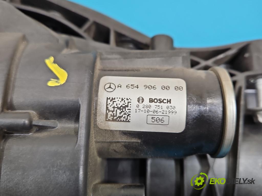 Mercedes E W213 2016-2023 2.0 CDI 194KM: automatic 143 kW 1950 cm3 4- zvod nasávací A6540902500 (Sacie potrubie)