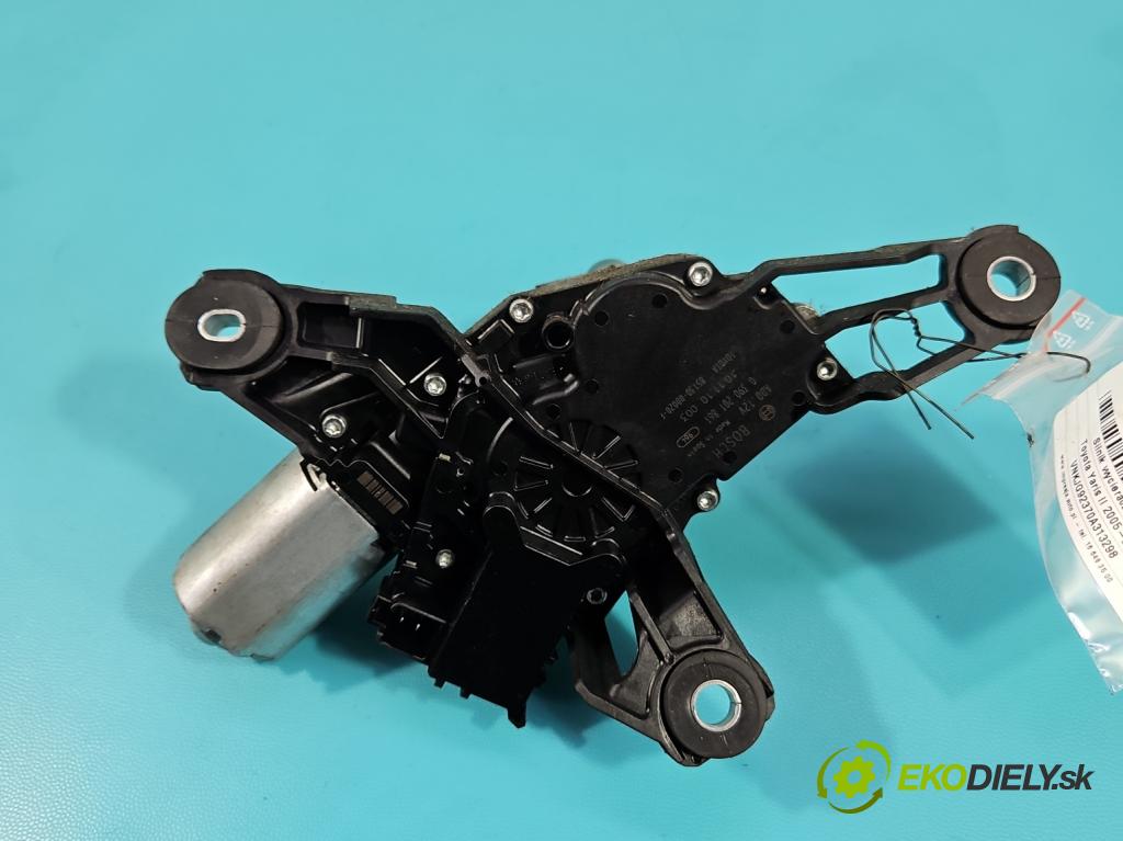 Toyota Yaris II 2005-2011 1.0 vvti 69KM manual 51 kW 998 cm3 3- motor stieračov zadné 0390201861