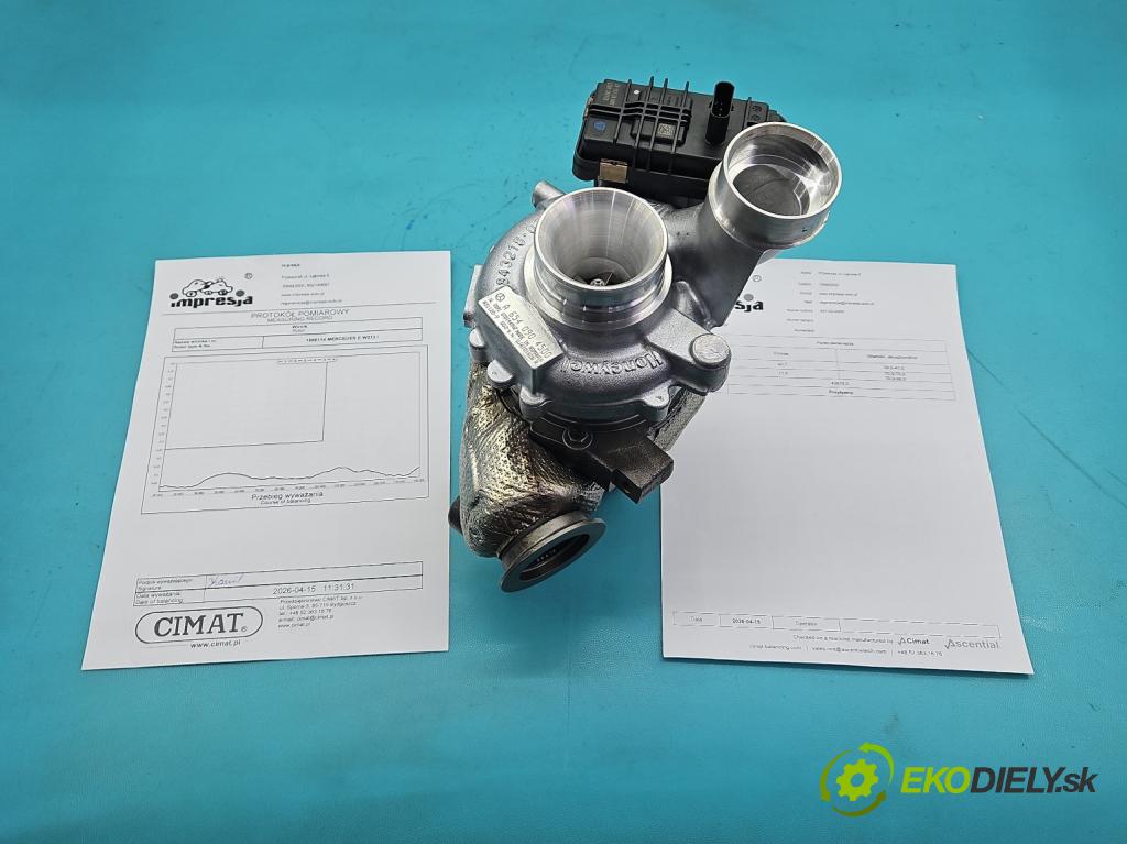 Mercedes E W213 2016-2023 2.0 CDI 194KM: automatic 143 kW 1950 cm3 4- turbodúchadlo, turbo repasovaná 831120-9