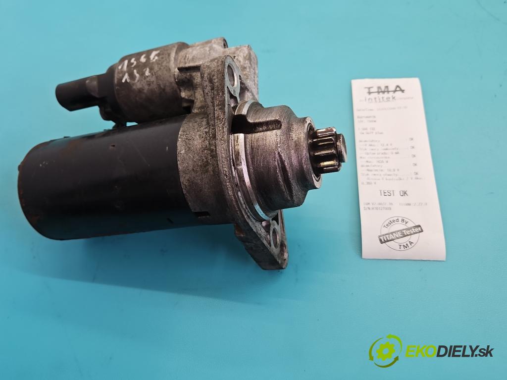 Vw Golf plus 1.9 tdi 105 hp manual 77 kW 1896 cm3 5- startér:  (Startér)