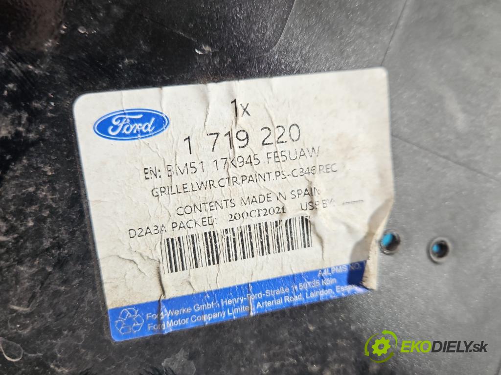 Ford Focus Mk3 2010-2018 1.6 tdci 105 HP manual 77 kW 1560 cm3 5- blenda mriežka: nárazník stredová BM51-17K945-F