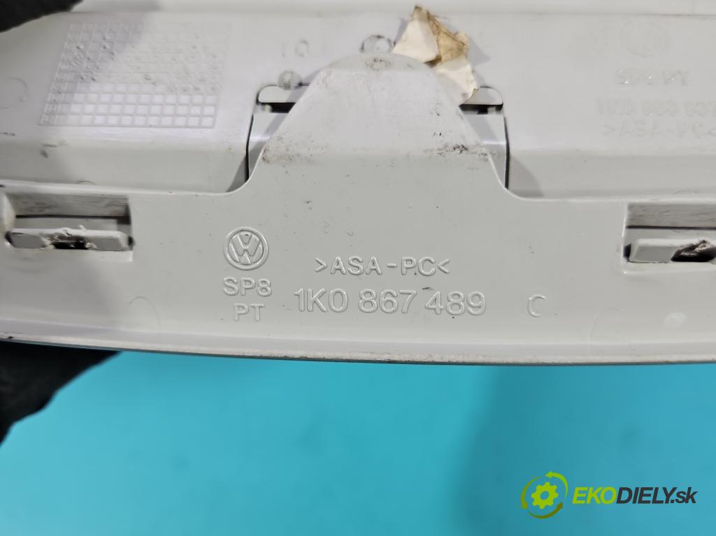 Vw Golf plus 1.9 tdi 105 HP manual 77 kW 1896 cm3 5- svetlo / reflektor interiéra 1K0867489C