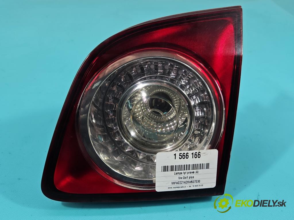 Vw Golf plus 1.9 tdi 105 hp manual 77 kW 1896 cm3 5- světlo zadní pravé 5M0945094J (Klika dveří ostatní)