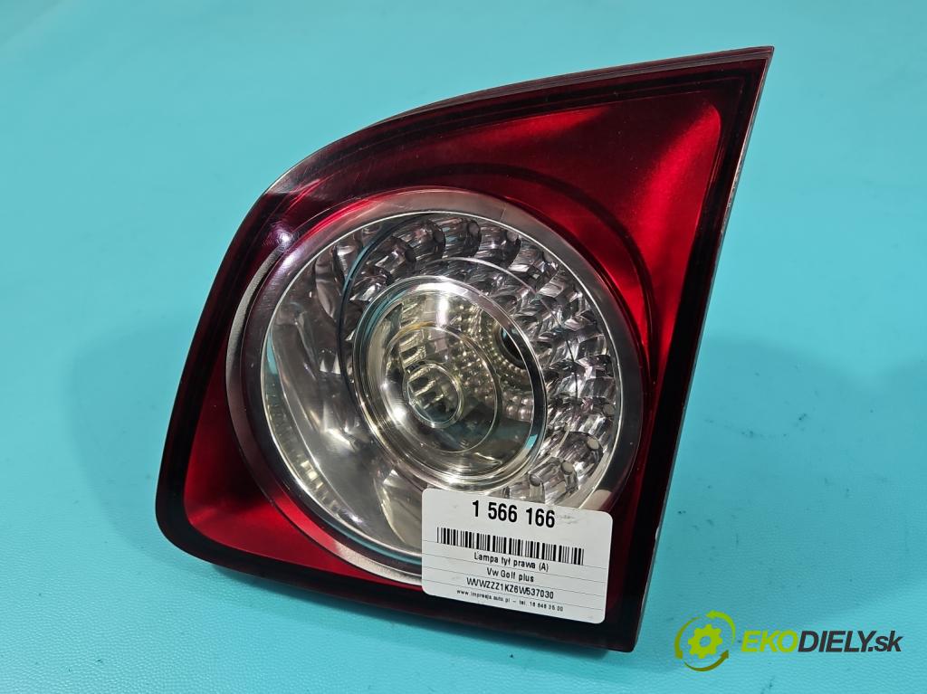 Vw Golf plus 1.9 tdi 105 hp manual 77 kW 1896 cm3 5- světlo zadní pravé 5M0945094J (Klika dveří ostatní)