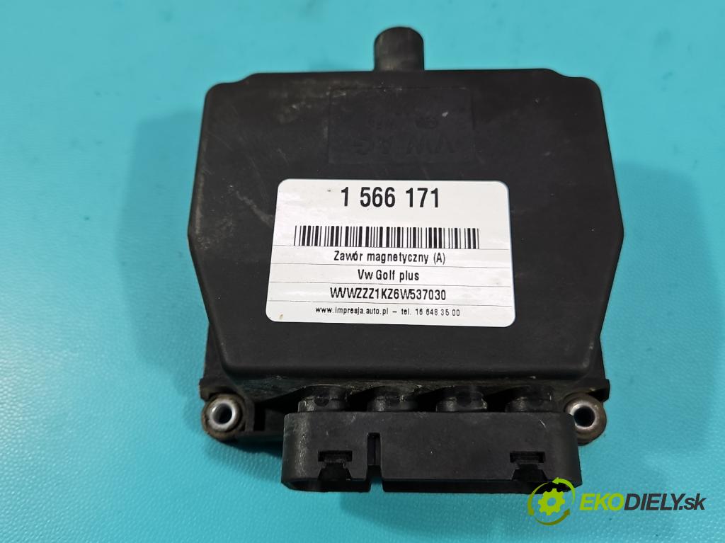 Vw Golf plus 1.9 tdi 105 hp manual 77 kW 1896 cm3 5- ventil magnetický: 6Q0906625 (Ventil ostatní)