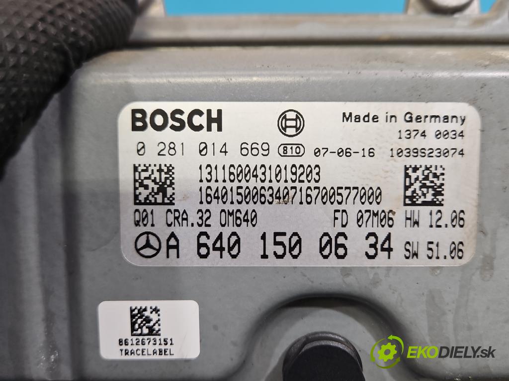 Mercedes B W245 2005-2011 2.0 cdi 140 HP automatic 103 kW 1992 cm3 5- riadiaca jednotka motora 0281014669