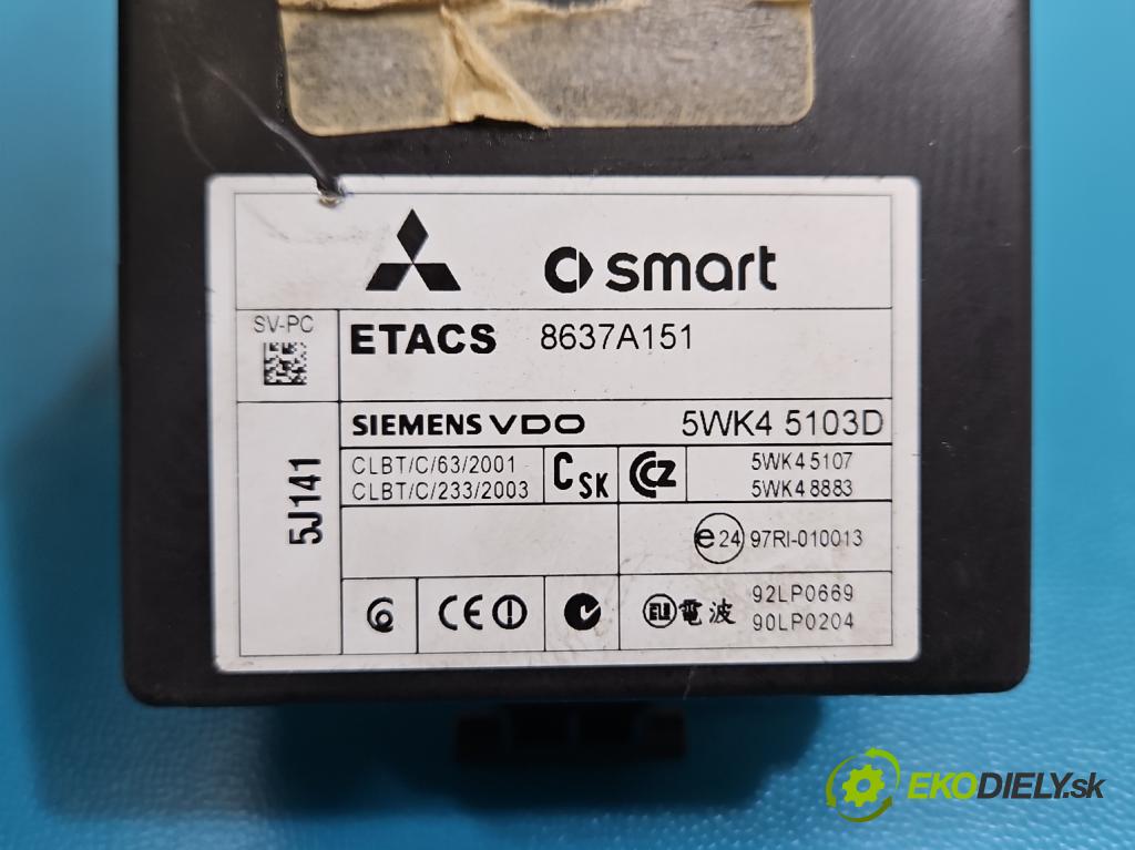 Mitsubishi Colt Z30 VI 2004-2012 1.3 16V 95 HP manual 70 kW 1332 cm3 5- riadiaca jednotka motora A1351505979