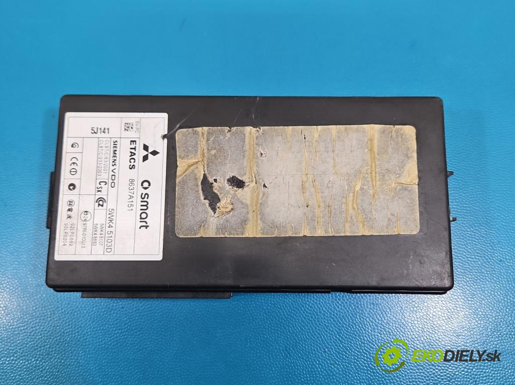 Mitsubishi Colt Z30 VI 2004-2012 1.3 16V 95 HP manual 70 kW 1332 cm3 5- riadiaca jednotka motora A1351505979