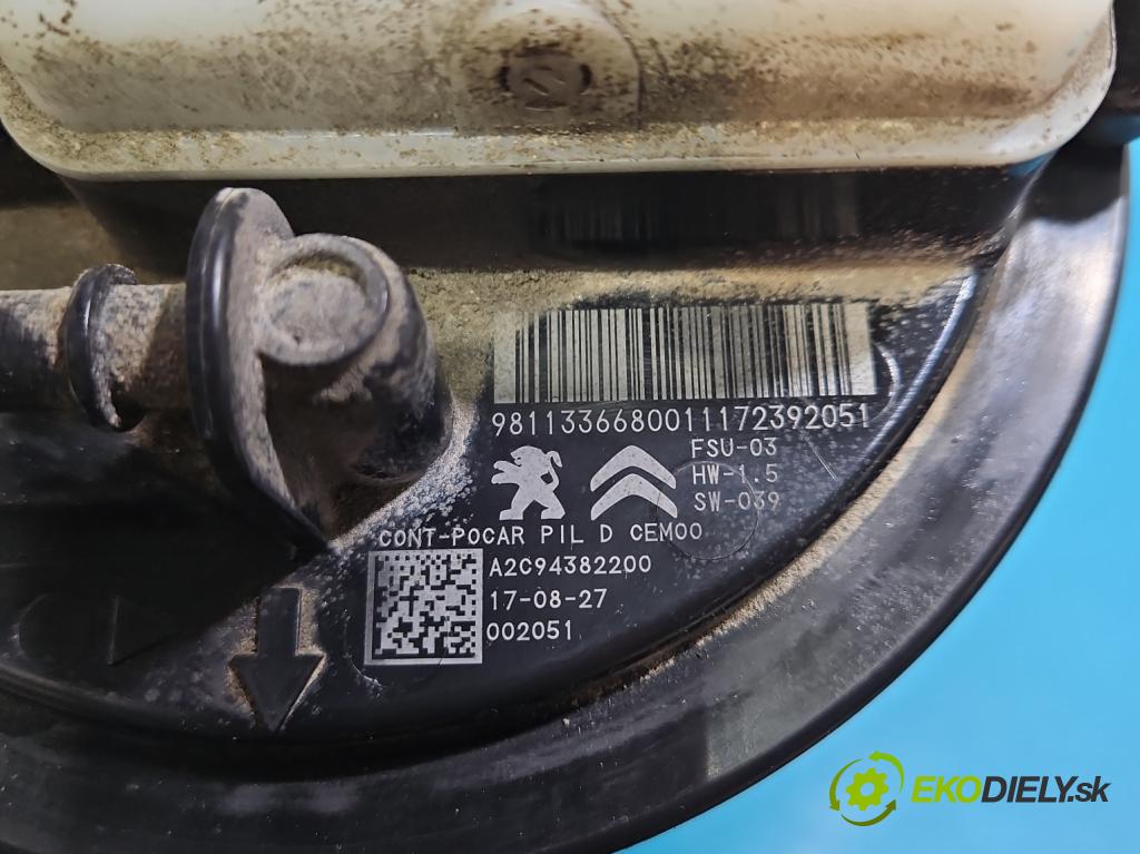 Peugeot 301 1.6 hdi 99 HP manual 73 kW 1560 cm3 4- čerpadlo palivo 9811336680