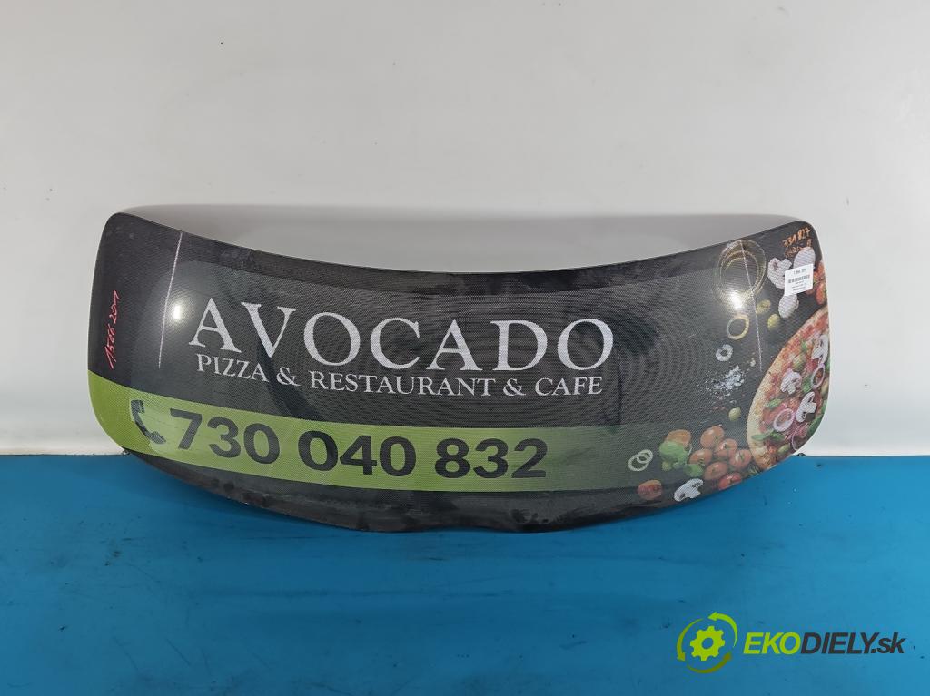 Toyota Yaris II 2005-2011 1.0 vvti 69KM manual 51 kW 998 cm3 3- sklo zadná  (Sklo zadné)