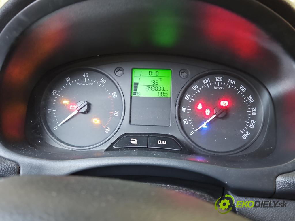 Skoda Roomster 1.4 16V 86 hp manual 63 kW 1390 cm3 5- Přístrojová deska 5J0920801E (Přístrojová deska)