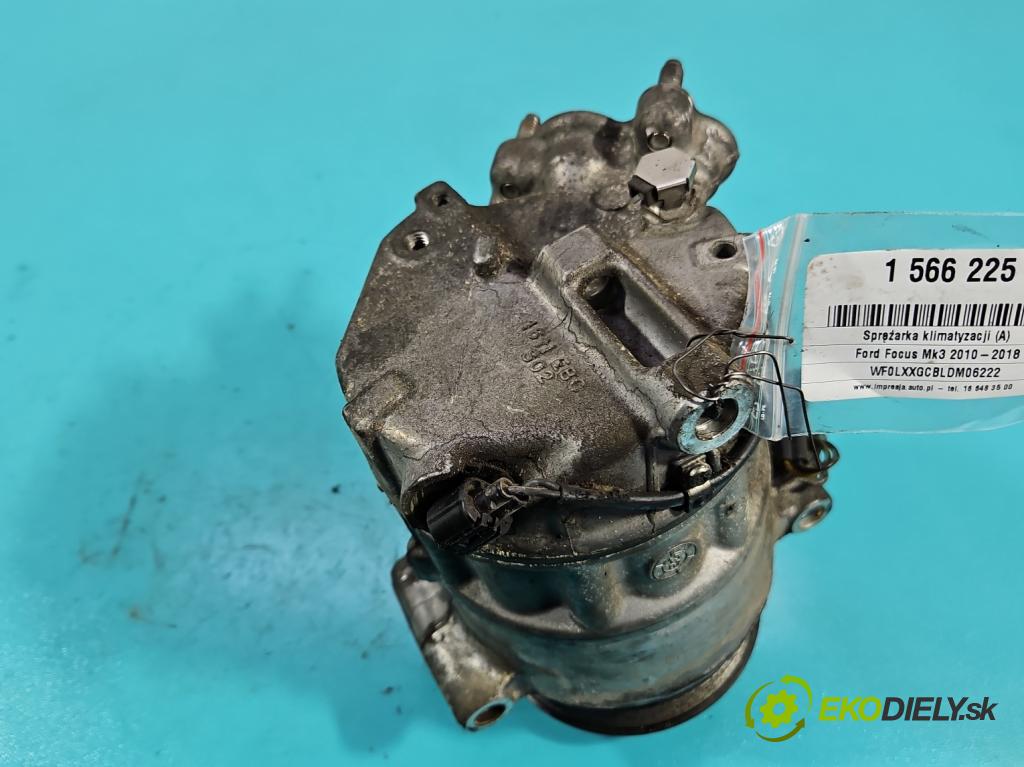 Ford Focus Mk3 2010-2018 1.6 tdci 105 hp manual 77 kW 1560 cm3 5- Kompresor: klíma CV61-19D629-EA (Kompresor klimatizace)