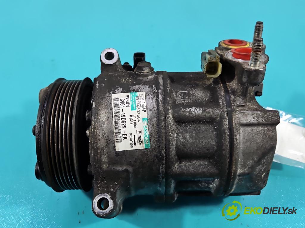 Ford Focus Mk3 2010-2018 1.6 tdci 105 hp manual 77 kW 1560 cm3 5- Kompresor: klíma CV61-19D629-EA (Kompresor klimatizace)