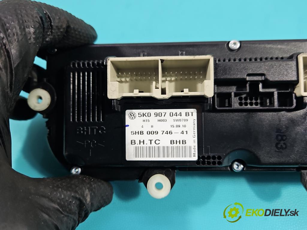 Vw Scirocco II 2008-2017 1.4 TSI 122 hp manual 90 kW 1390 cm3 3- palubní deska panel topení 5K0907044BT