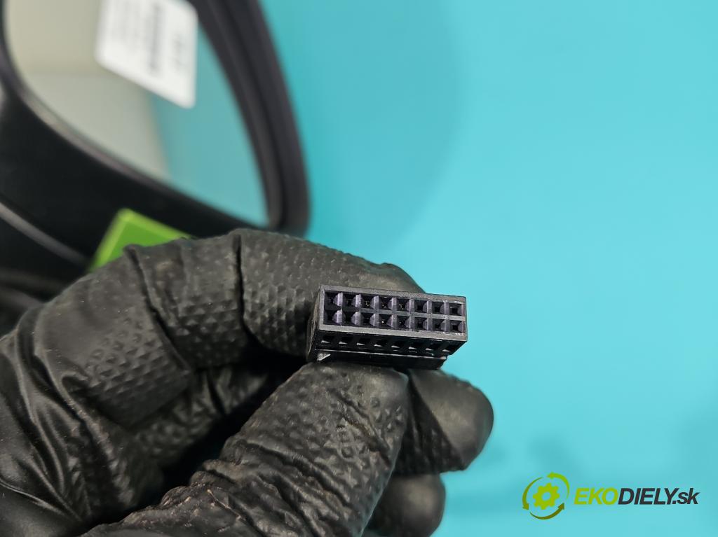 Vw Scirocco II 2008-2017 1.4 TSI 122 HP manual 90 kW 1390 cm3 3- zrkadlo ľavé 1K8857933A (Kľučka dverí ostatné)