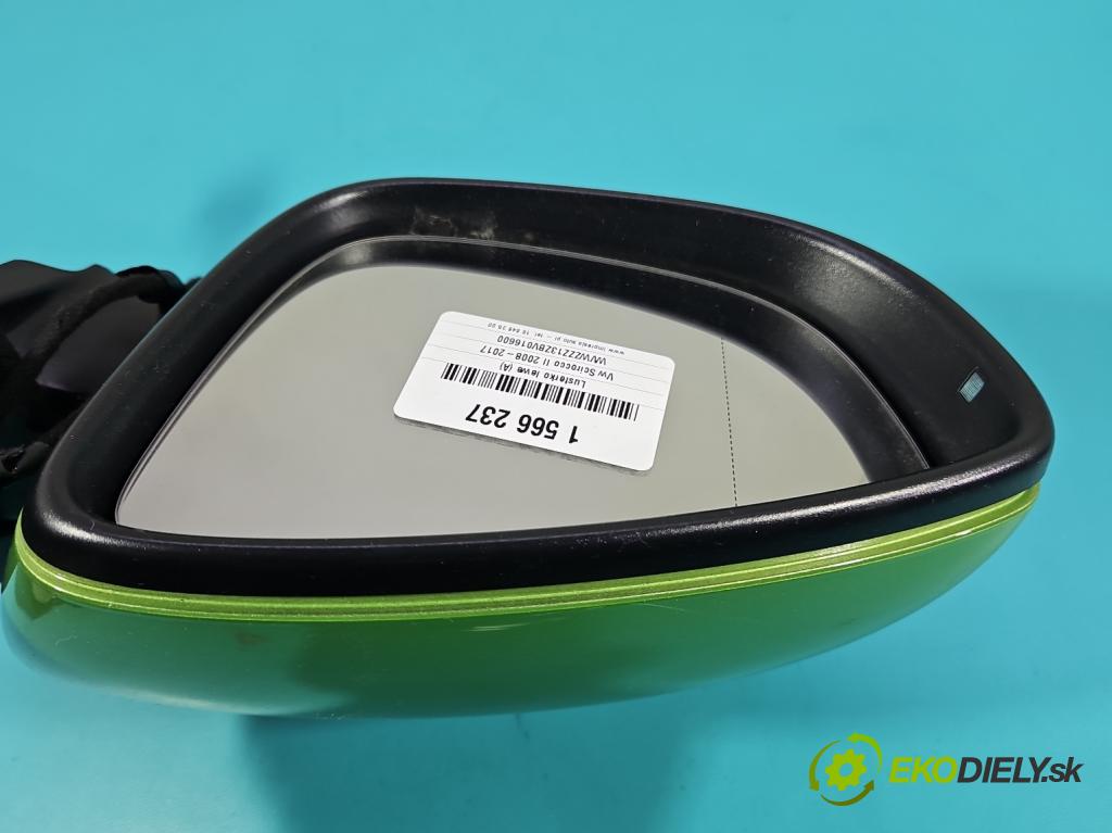 Vw Scirocco II 2008-2017 1.4 TSI 122 HP manual 90 kW 1390 cm3 3- zrkadlo ľavé 1K8857933A (Kľučka dverí ostatné)