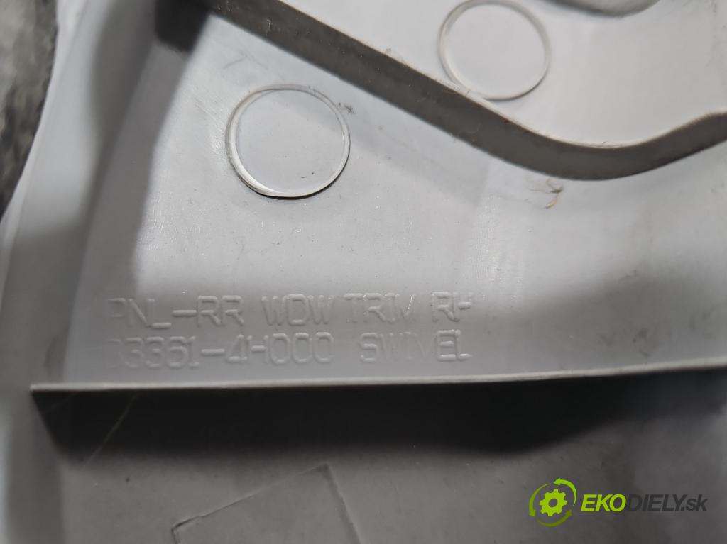 Hyundai H1 II 2007-2023 2.5 crdi 170 HP manual 125 kW 2497 cm3 5- Čalounictví: dvere zadné pravé M83320-4H000KD