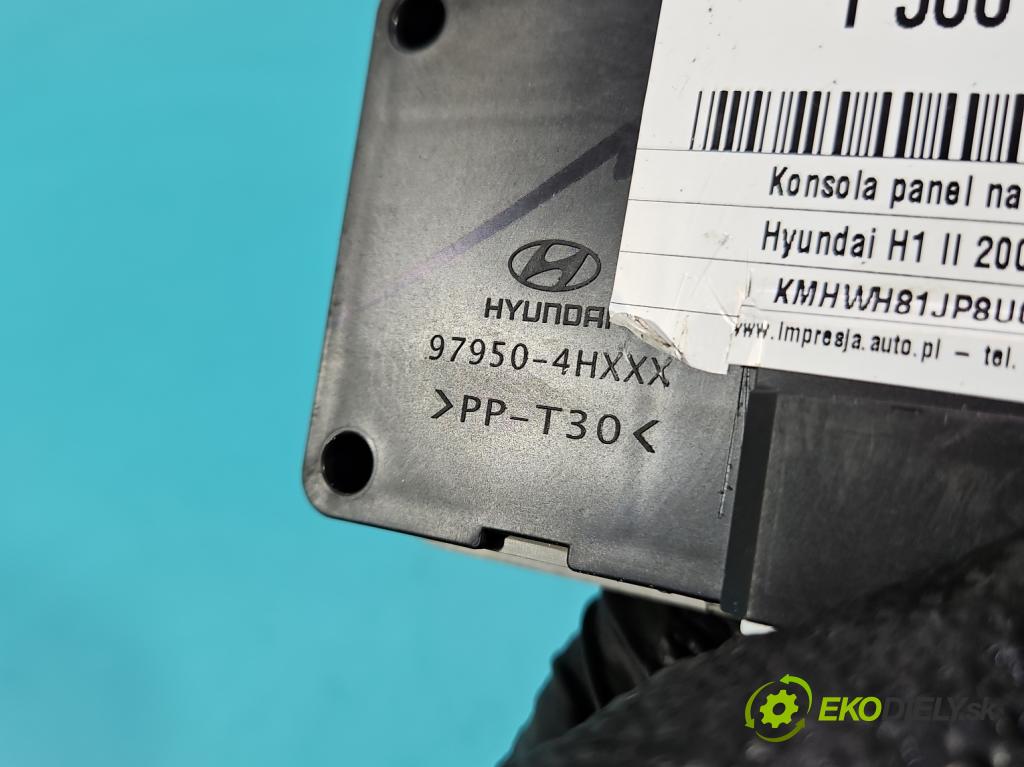Hyundai H1 II 2007-2023 2.5 crdi 170 hp manual 125 kW 2497 cm3 5- palubní deska panel topení 97950-4HXXX