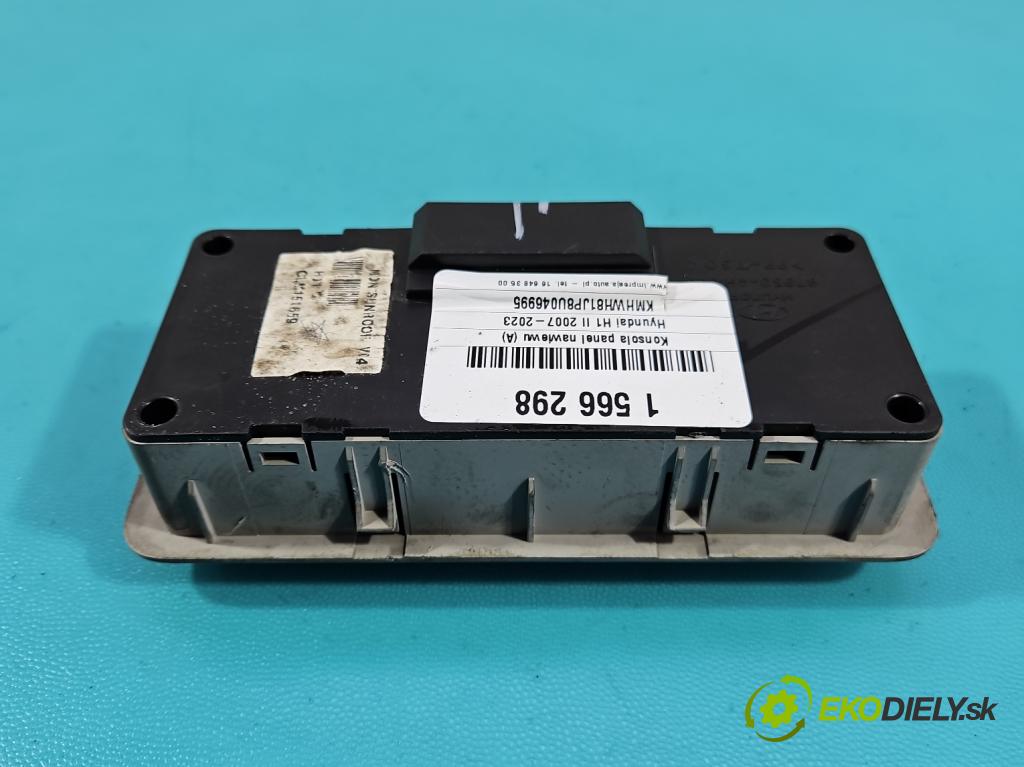 Hyundai H1 II 2007-2023 2.5 crdi 170 hp manual 125 kW 2497 cm3 5- palubní deska panel topení 97950-4HXXX